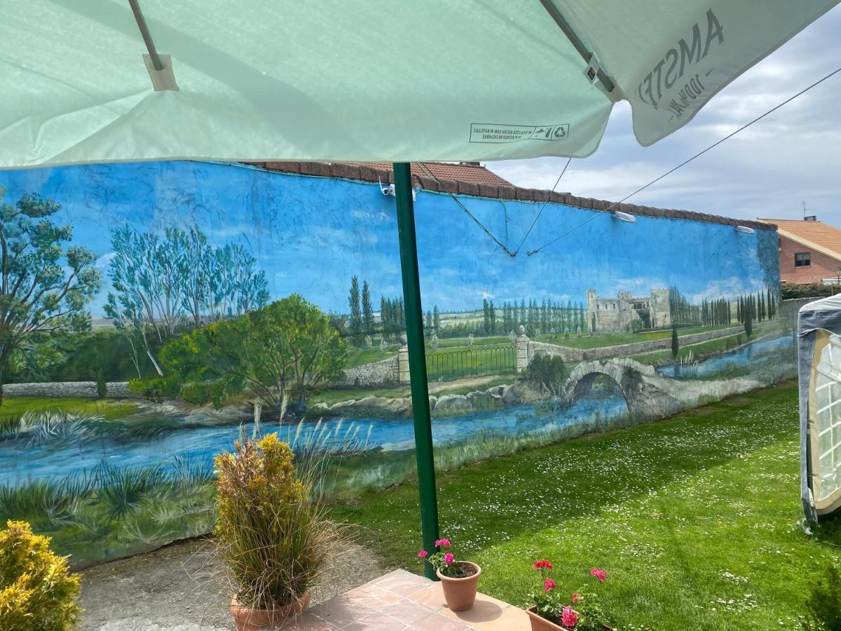 Hostal Restaurante Rio Ubierna Quintanilla-Vivar Dış mekan fotoğraf